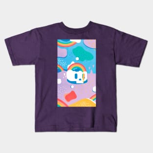 Rainbow Skull Kids T-Shirt